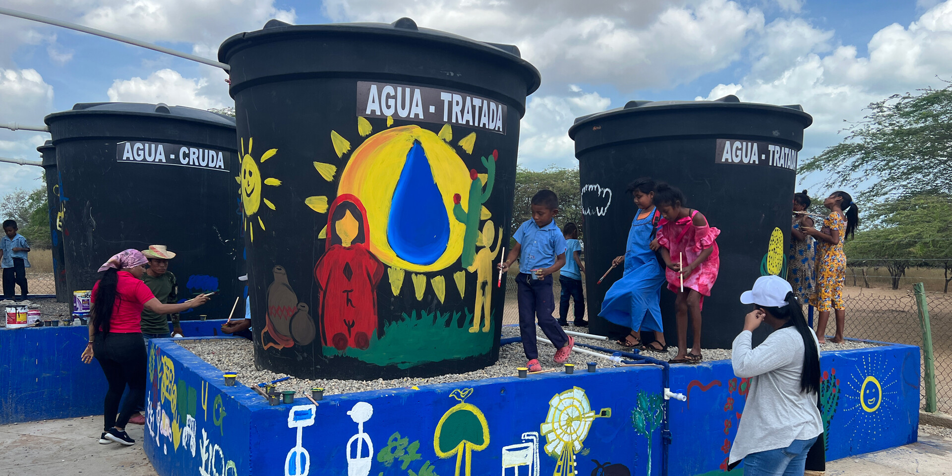 Wasseraufbereitungsanlagen und sanitäre Räume sollen die Gesundheits- und Hygienebedingungen in ländlichen Gebieten in Venezuela verbessern Wasseraufbereitungsanlagen und sanitäre Räume sollen die Gesundheits- und Hygienebedingungen in ländlichen Gebieten in Venezuela verbessern