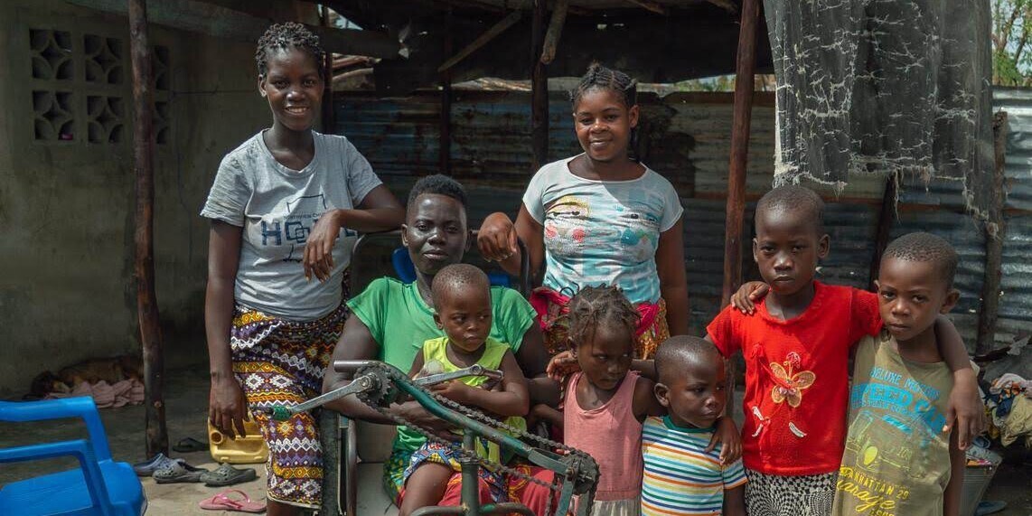 Felismina und ihre Familie aus Beira, Mosambik Felismina und ihre Familie aus Beira, Mosambik