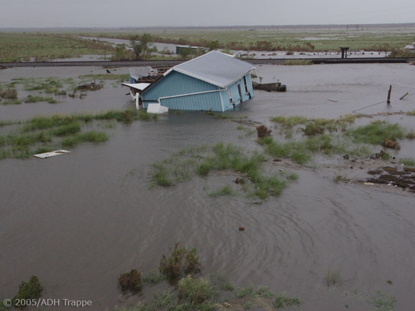Überflutung nach dem Hurrikan „Katrina“