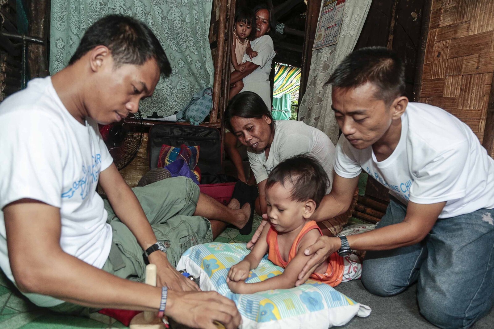 Taifun Haiyan Philippinen medizinische Versorgung Kind