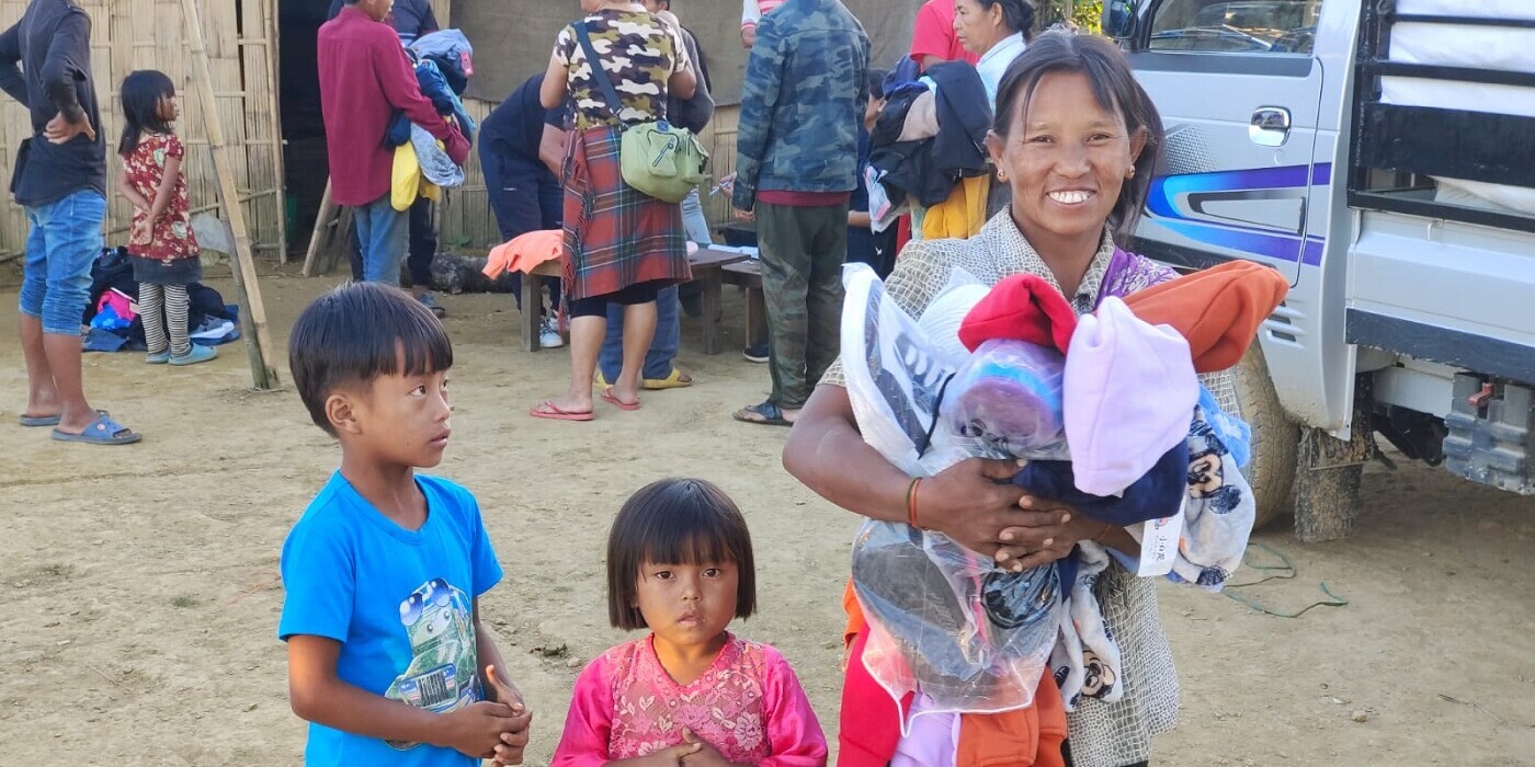 In Indien kümmert sich ADRA um 4.000 Geflüchtete, die in den Bundesstaaten Manipur und Mizoram angekommen sind