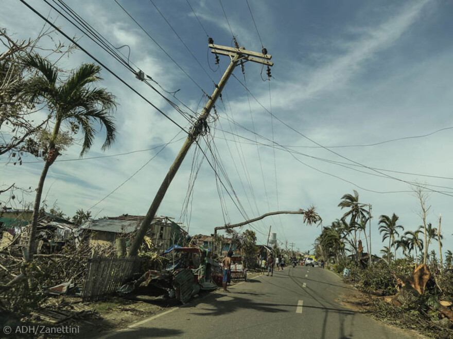 Taifun Haiyan hat in weiten Teilen des Inselstaats für Chaos und Zerstörung gesorgt
