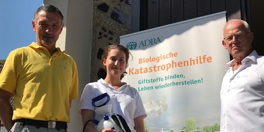 ADRA hilft mit Mikroorganismen