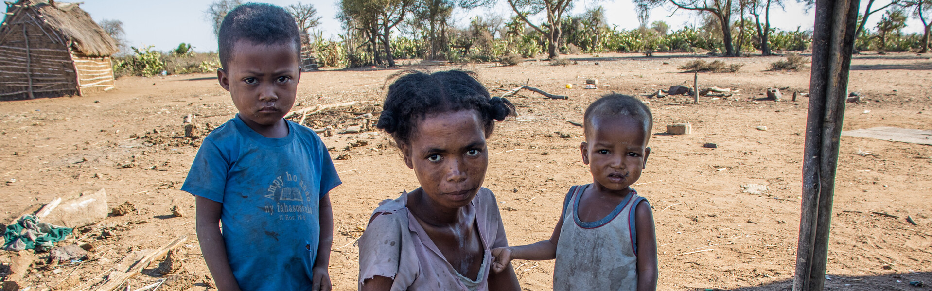 In Madagaskar haben Hunderttausende Menschen zu wenig zu essen 