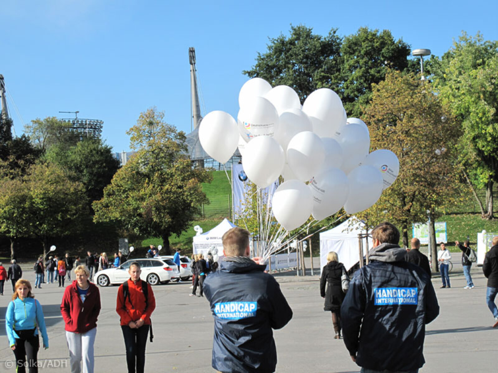 Wir wurden von unserer Mitgliedsorganisation Handicap International tatkräftig unterstützt.