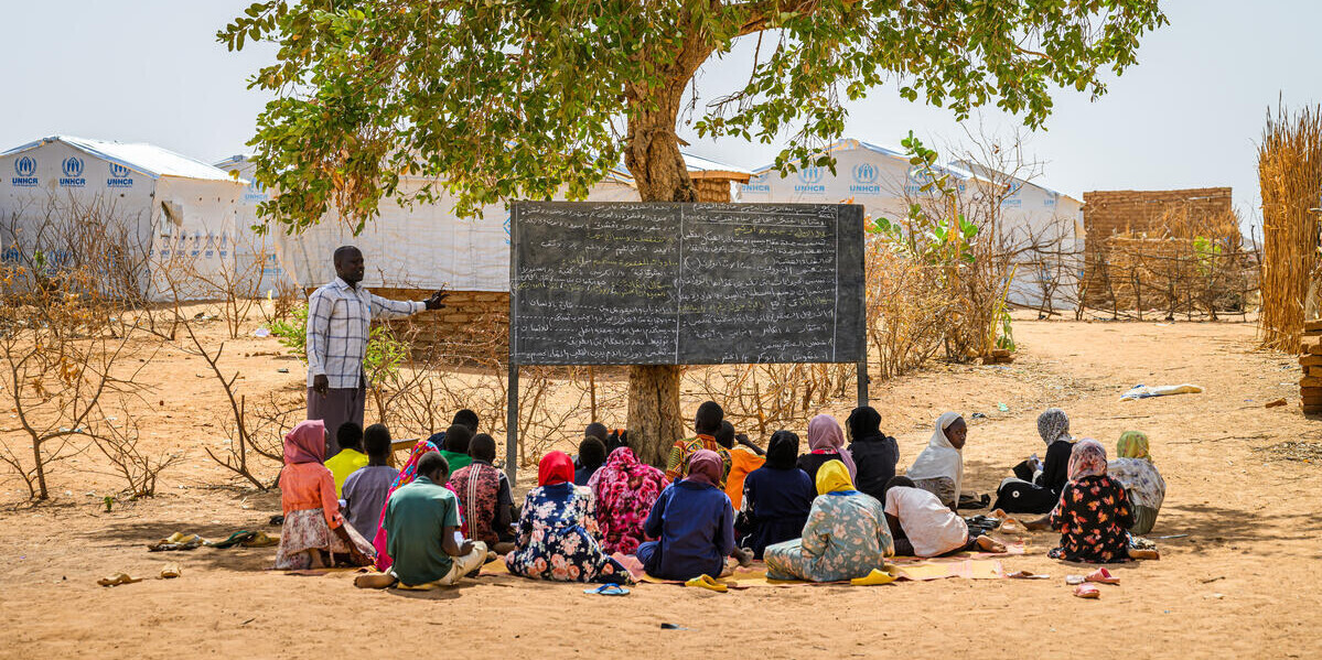 Unterricht für geflüchtete Kinder aus dem Sudan Unterricht für geflüchtete Kinder aus dem Sudan