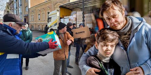 Die Menschen in und aus der Ukraine sind weiter auf humanitäre Hilfe angewiesen