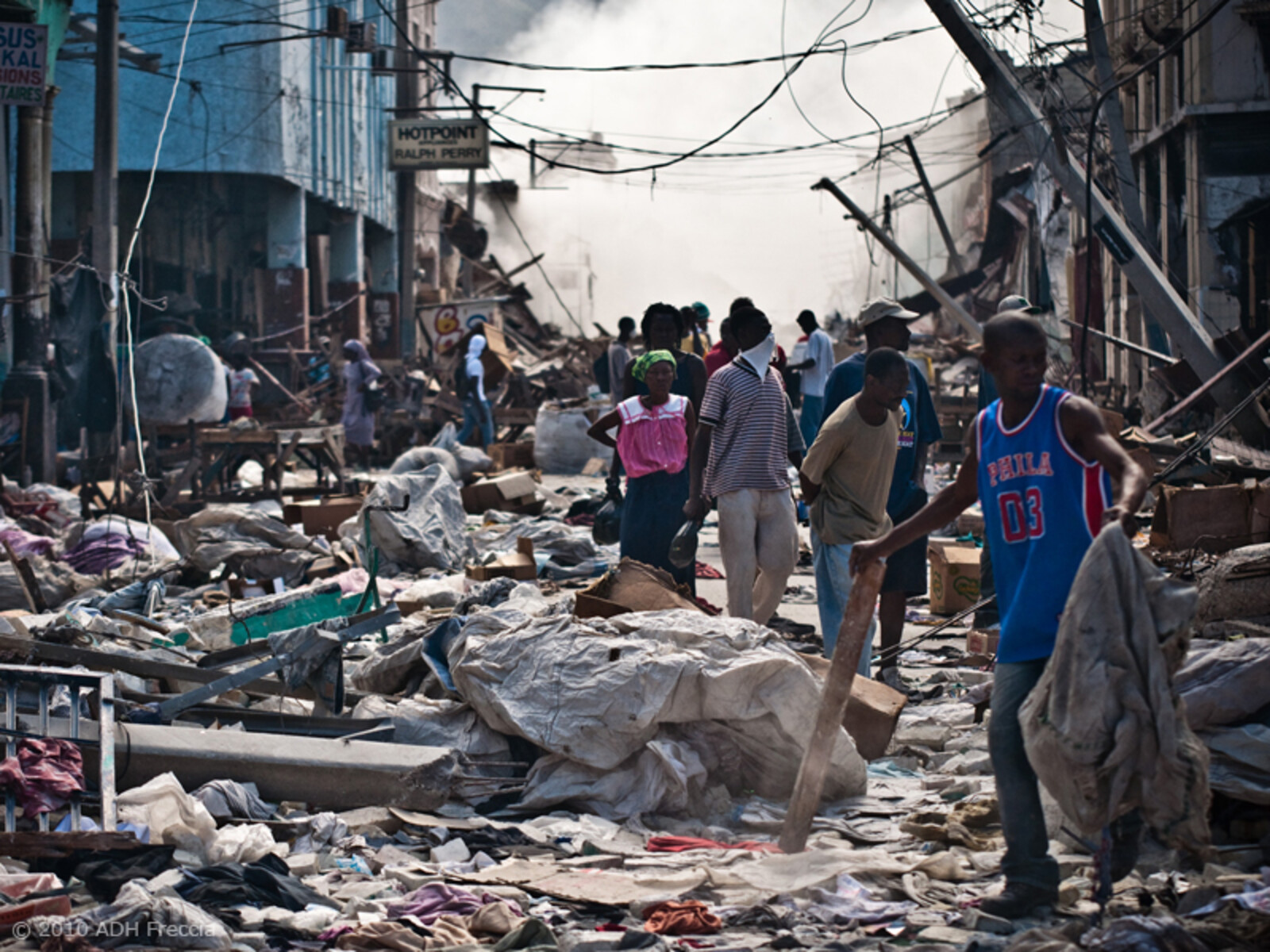 Zerstörung in Haiti nach dem Erdbeben 2010