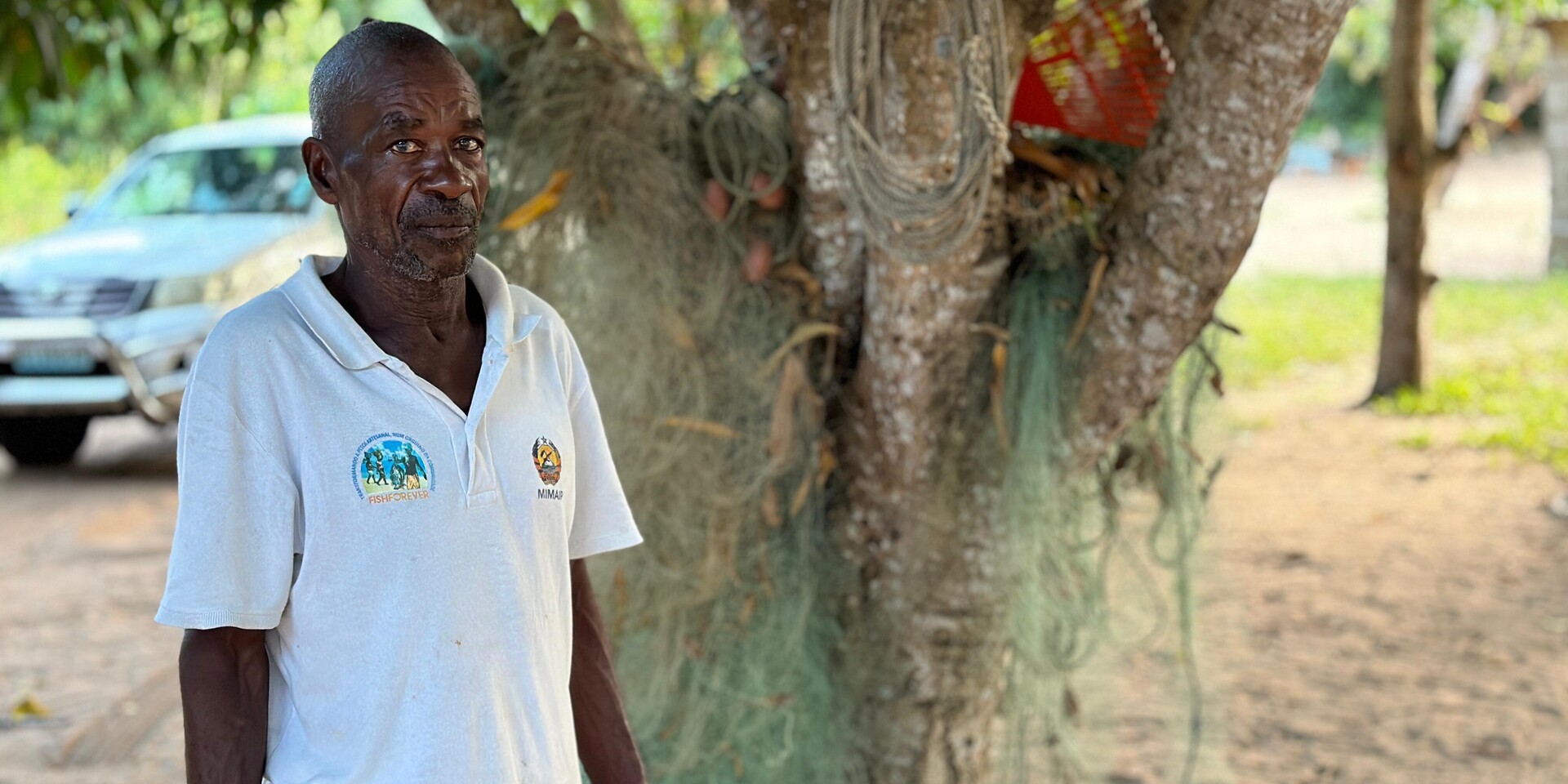 Uachilo ist Fischer in der Maputo Bay in Mosambik