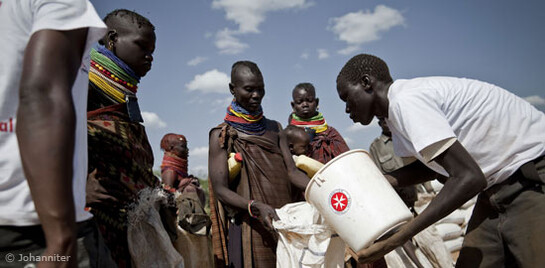 Medizinische und Nahrungsmittelhilfe in Kenia