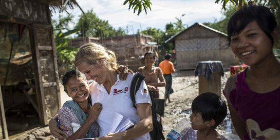 Bei den Menschen in Myanmar ist die Bereitschaft zu spenden besonders groß
