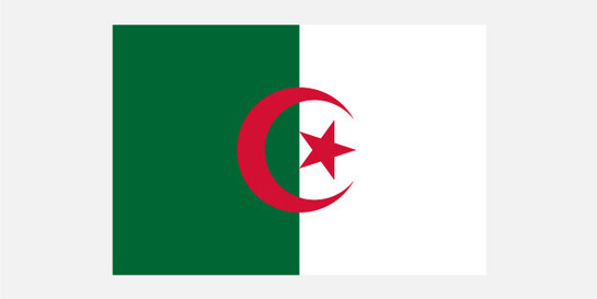 Flagge Algerien