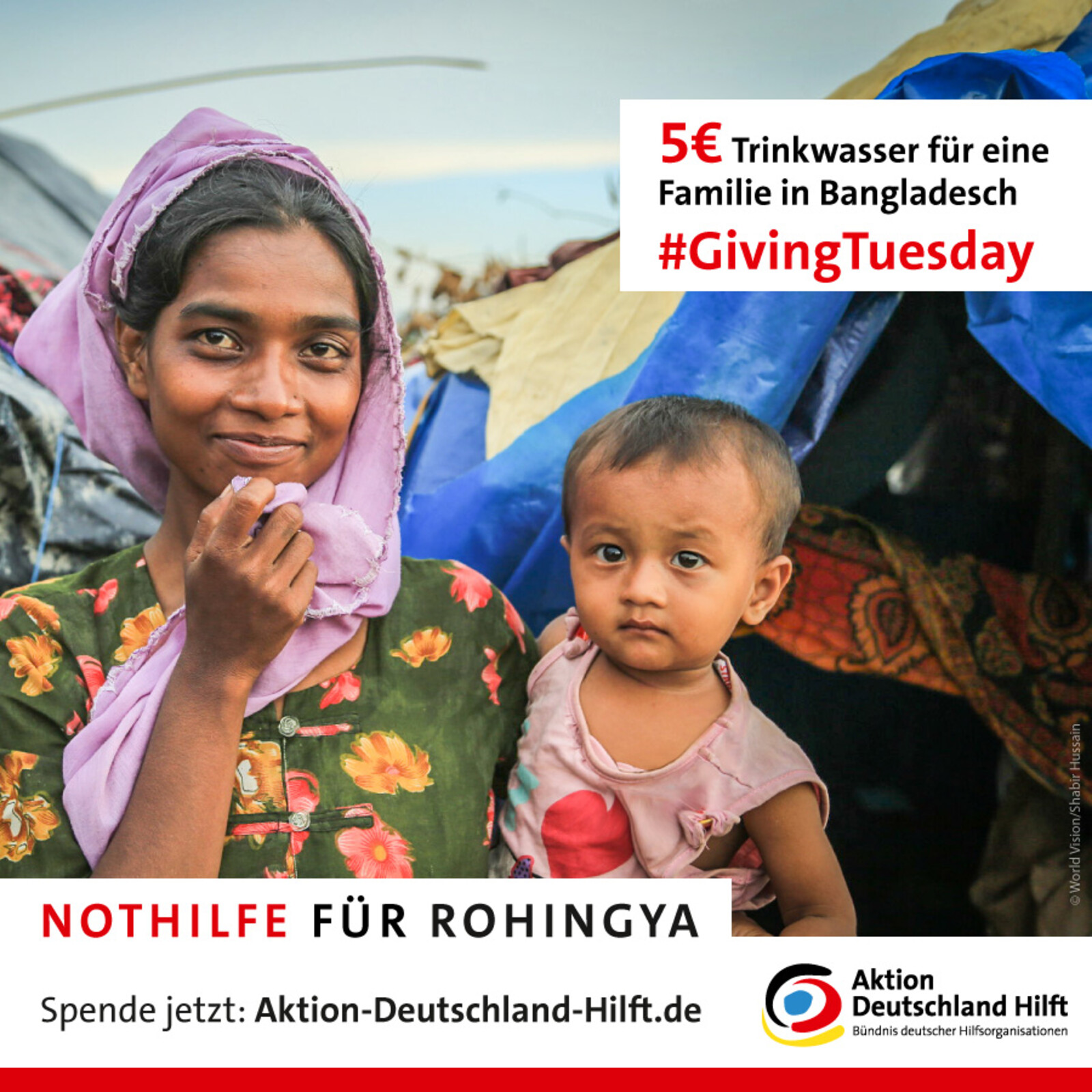 Nothilfe für die Rohingya in Myanmar und Bangladesch: 5 Euro schenken einer Rohingya-Familie Trinkwasser Nothilfe für die Rohingya in Myanmar und Bangladesch: 5 Euro schenken einer Rohingya-Familie Trinkwasser