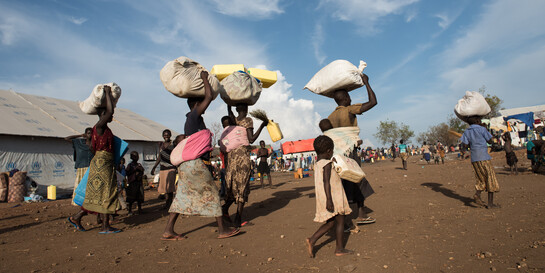Geflüchtete Menschen in Uganda (Archivbild)