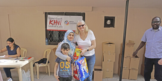 Während ihrer Reise nach Beirut im Mai 2019 Birgit Kuhley lernte die Herzlichkeit der geflüchteten Familien aus Syrien kennen.