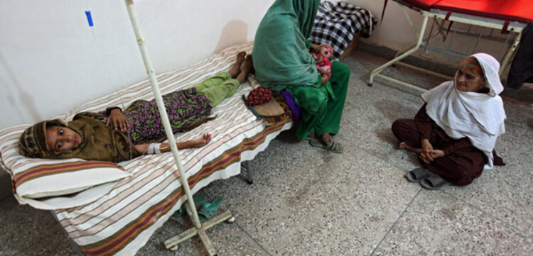 Flut Pakistan: Gesundheitsstation der Johanniter