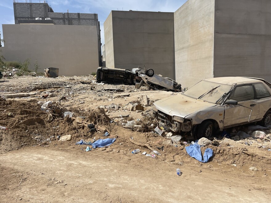 Zerstörung durch Schlamm in Libyen