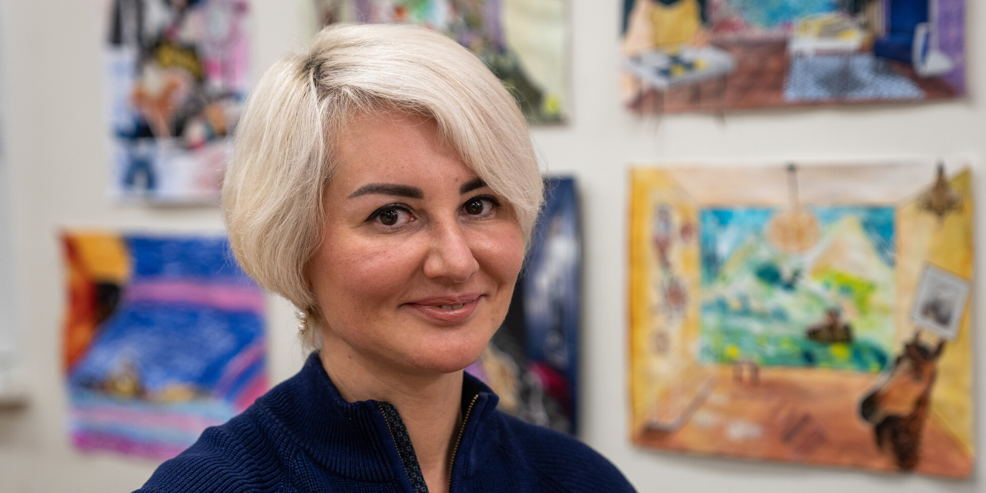 Maryna aus der Ukraine floh mit ihrer Tochter nach Berlin