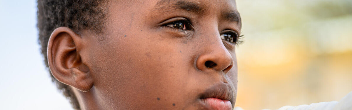 Ein Junge im Sudan
