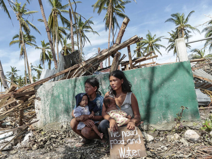 Insgesamt sind 13 Millionen Menschen von den Auswirkungen des Taifuns betroffen