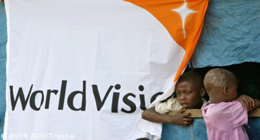 Kongo: Kinder im World Vision Zelt