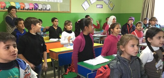 Hilfe für Flüchtlinge Schule Libanon 