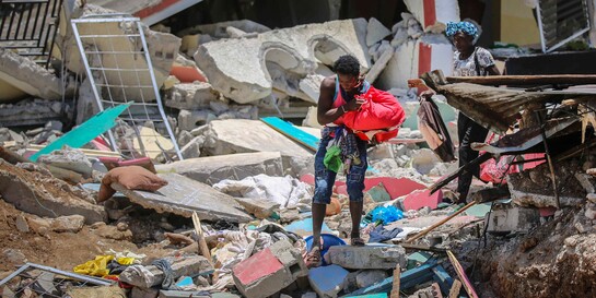 Zerstörung nach dem Beben in Haiti: Es gibt viele Verletzte und Tote