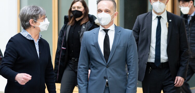 Außenminister Heiko Maas und Manuela Roßbach Außenminister Heiko Maas und Manuela Roßbach
