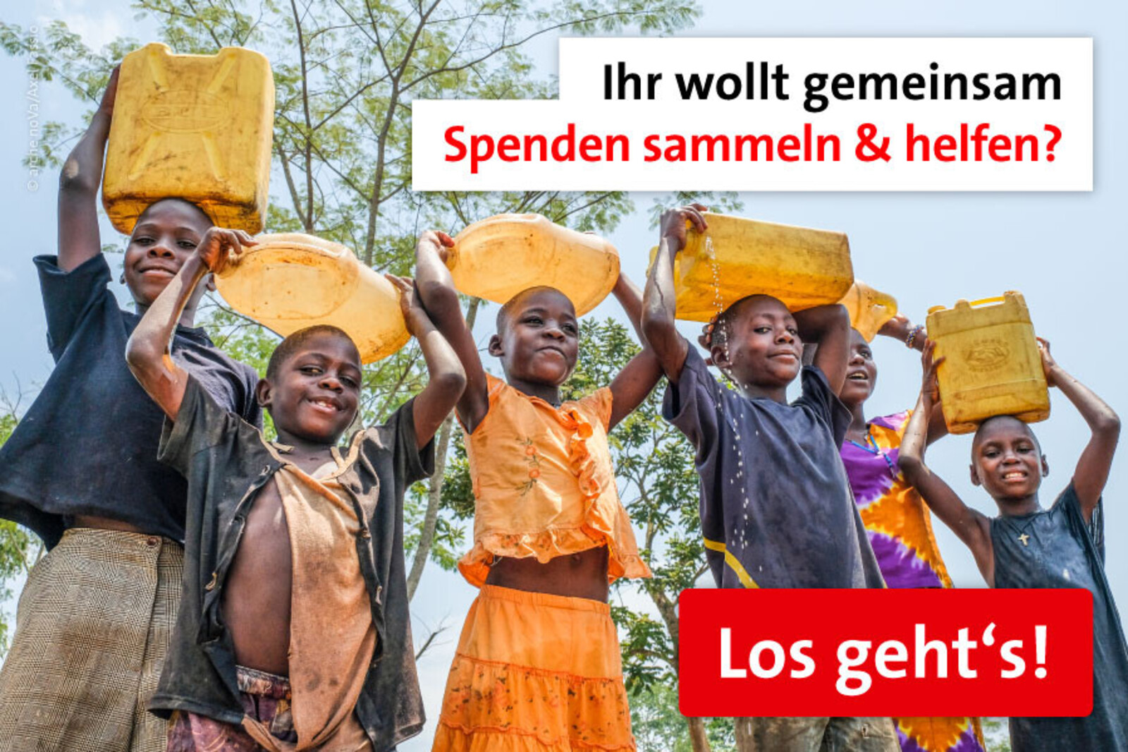 Ihr möchtet als Schulklasse spenden & helfen – los geht's!