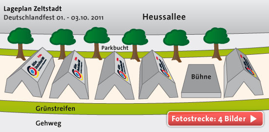 Lageplan Zeltstadt