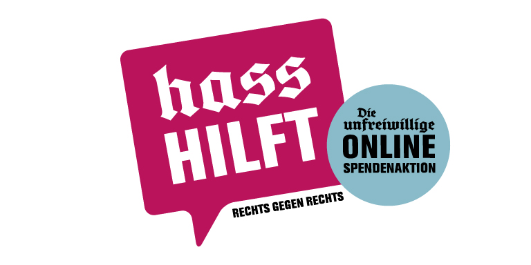 Logo unseres Partners Hass hilft