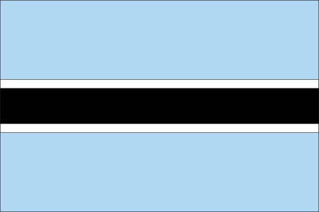 Flagge Bostwana