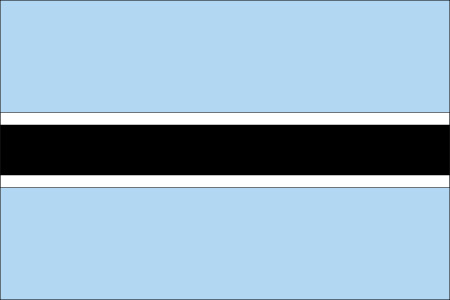 Flagge Bostwana