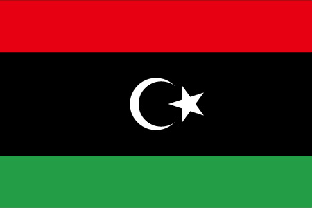 Flagge Libyen