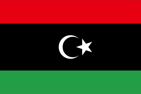 Flagge Libyen