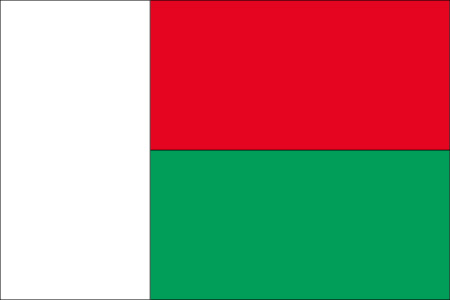 Flagge Madagaskar