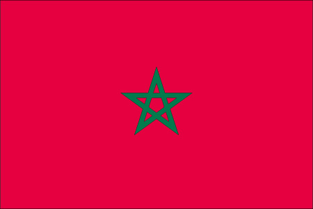 Flagge Marokko