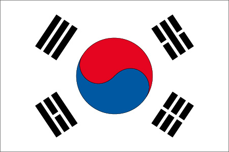 Flagge Südkorea