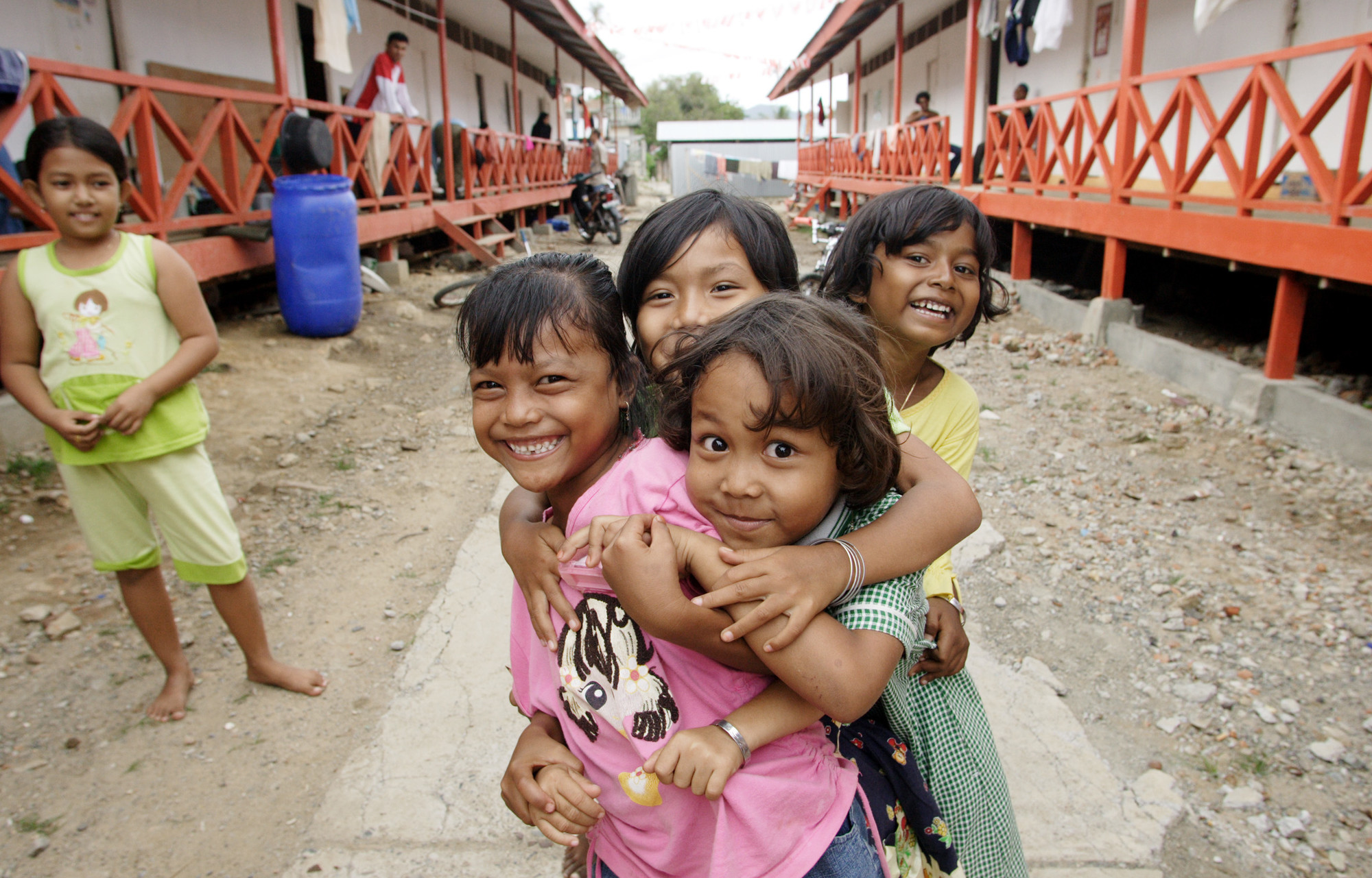 Kinder in Indonesien, einem Land in Asien