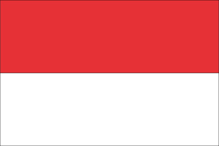 Flagge Indonesien