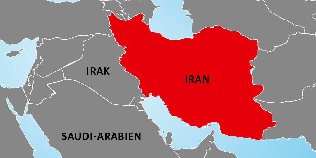 Geographische Lage des Irans Geographische Lage des Irans