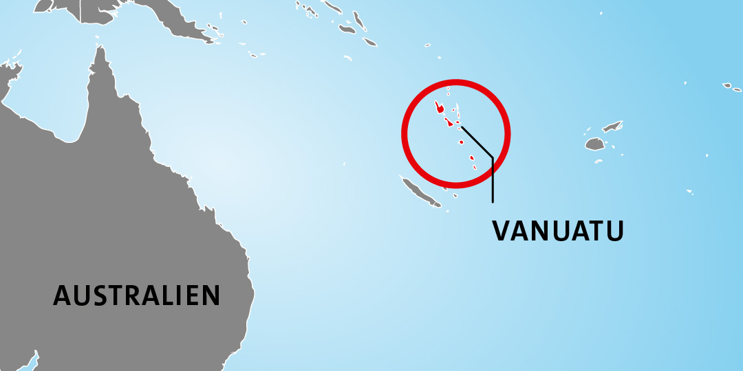 Die Lage Vanuatus Die Lage Vanuatus