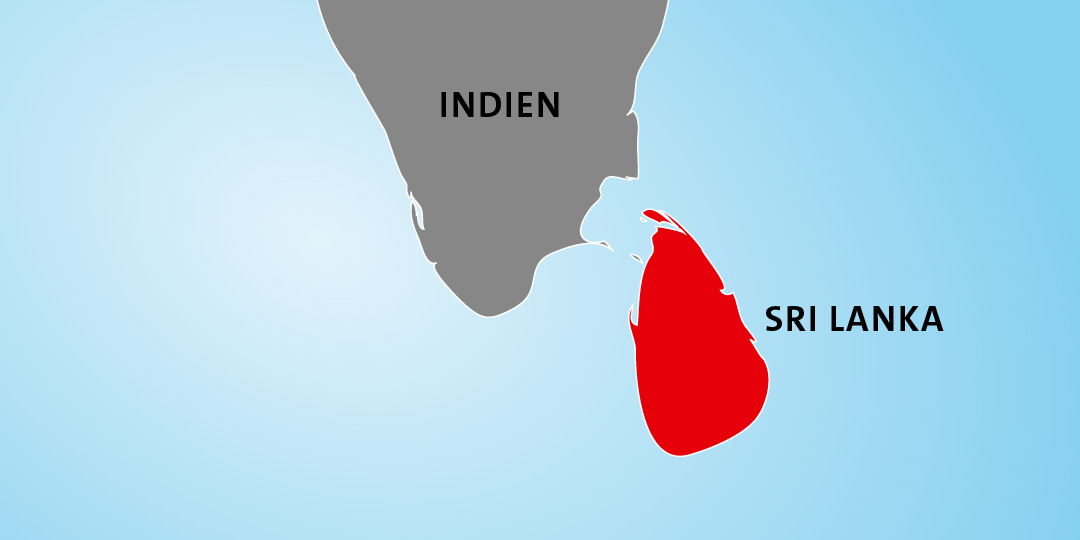 Länderkarte Sri Lanka Länderkarte Sri Lanka