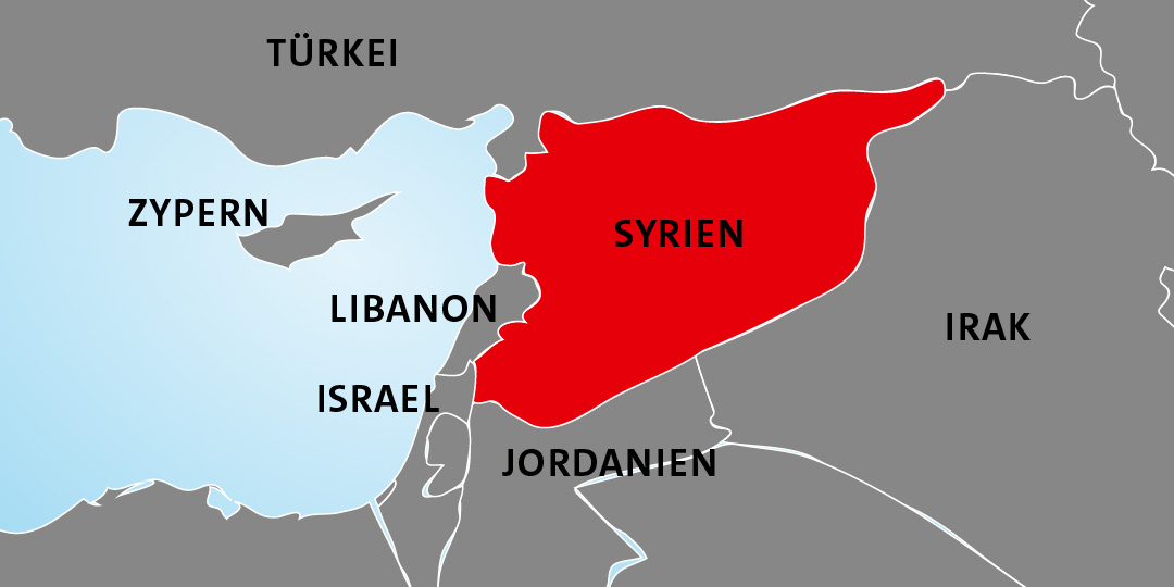 Die Lage von Syrien Die Lage von Syrien