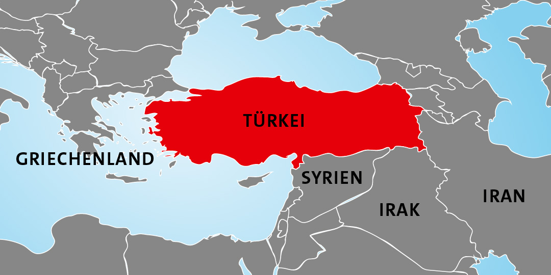 Geographische Lage der Türkei Geographische Lage der Türkei