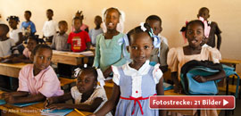 Schule in Katastrophengebieten