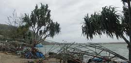 In der Nacht zum 14. März 2015 traf  Zyklon „Pam“ den nordöstlich von Australien gelegenen Inselstaat Vanuatu mit voller Wucht. Der Wirbelsturm der höchsten Kategorie 5 erreichte in Sturmböen Windgeschwindigkeiten von mehr als 300 Kilometern pro S