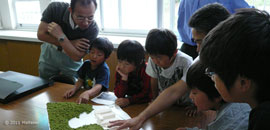 Erdbeben Japan, Kinder