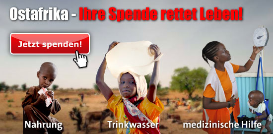 Hunger & Dürre in Ostafrika. Spenden Sie jetzt
