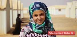 Muzoon ist zusammen mit ihrer Familie aus der syrischen Stadt Daraa geflohen. Nun lebt sie im Flüchtlingscamp Zaatari.